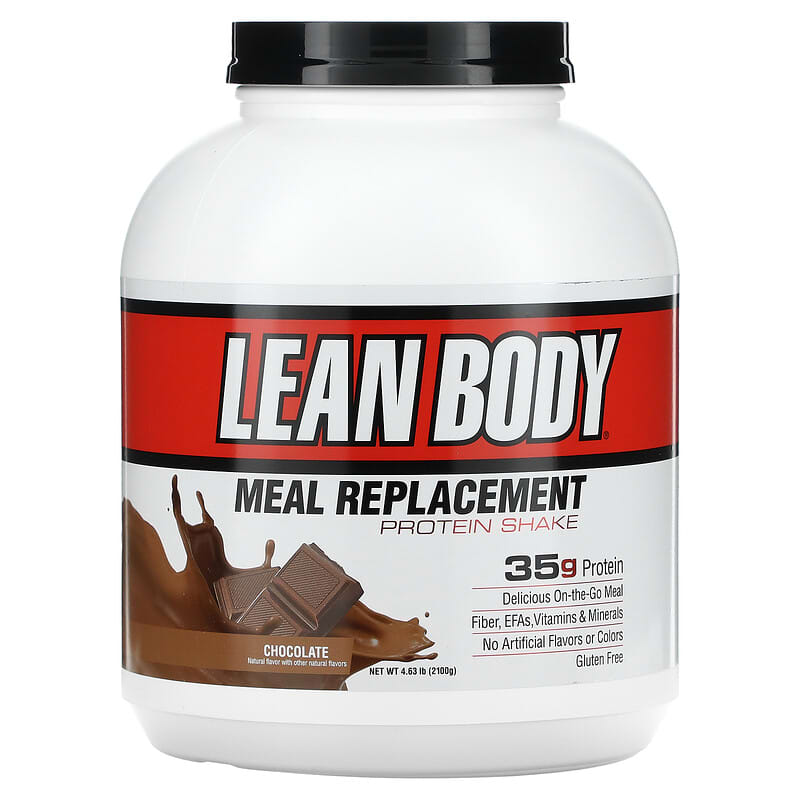Labrada Nutrition Lean Body Meal Replacement Protein Shake Chocolate 4.63 lbs (2100 g) 8 Thực phẩm chức năng Labrada Nutrition Lean Body Meal Replacement Protein Shake Chocolate 4.63 lbs (2100 g) 710779113473