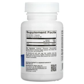 Thực phẩm bổ sung Lake Avenue Nutrition Biotin 5.000 mcg 30 Veggie Capsules 898220016761