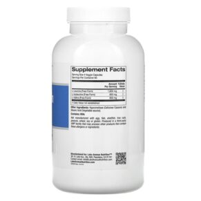Thực phẩm bổ sung Lake Avenue Nutrition Branched-Chain Amino Acids 240 Veggie Capsules 898220015122