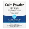 Lake Avenue Nutrition Calm Powder Drink Mix Blueberry Lavender 20 Packets 0.19 oz (5.5 g) Each 4 Thực phẩm chức năng Lake Avenue Nutrition Calm Powder Drink Mix Blueberry Lavender 20 Packets 0.19 oz (5.5 g) Each 898220020997