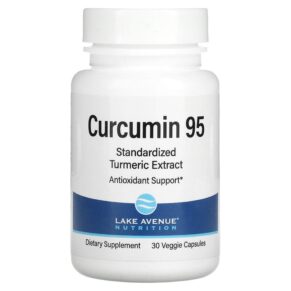 Thực phẩm chức năng Lake Avenue Nutrition Curcumin 95 500 mg 30 Veggie Capsules 898220020027