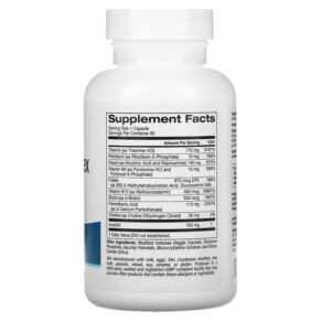 Lake Avenue Nutrition High Potency Vitamin B Complex 90 Veggie Capsules 3 Thực phẩm bổ sung Lake Avenue Nutrition High Potency Vitamin B Complex 90 Veggie Capsules 898220020904