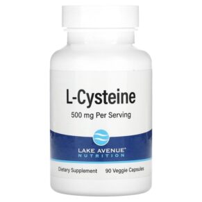 Thực phẩm chức năng Lake Avenue Nutrition L-Cysteine 500 mg 90 Veggie Capsules 898220020508