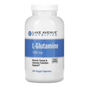 Thực phẩm chức năng Lake Avenue Nutrition L-Glutamine 1.000 mg 240 Veggie Capsules 898220015238