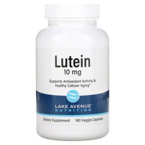 Thực phẩm chức năng Lake Avenue Nutrition Lutein 10 mg 180 Veggie Capsules 898220017119