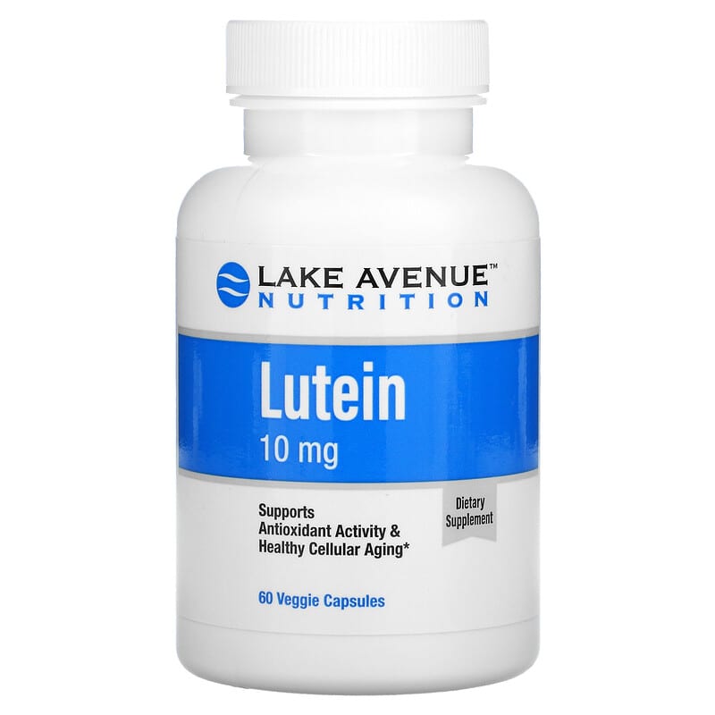 Lake Avenue Nutrition Lutein 10 mg 60 Veggie Capsules 8 Thực phẩm chức năng Lake Avenue Nutrition Lutein 10 mg 60 Veggie Capsules 898220017096