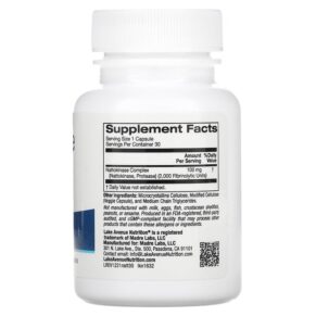 Thực phẩm bổ sung Lake Avenue Nutrition Nattokinase Proteolytic Enzyme 2.000 FUs 30 Veggie Capsules 898220016327