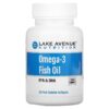 Thực phẩm chức năng Lake Avenue Nutrition Omega-3 Fish Oil 1250 mg 30 Fish Gelatin Softgels 898220018611