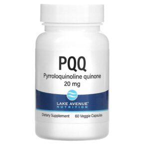 Thực phẩm chức năng Lake Avenue Nutrition PQQ 20 mg 60 Veggie Capsules 898220014491