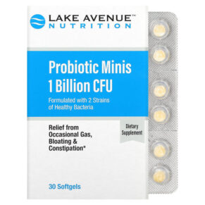 Thực phẩm chức năng Lake Avenue Nutrition Probiotic Minis 2 Strain Blend 1 Billion CFU 30 Softgels 898220014866
