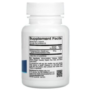 Thực phẩm bổ sung Lake Avenue Nutrition Serrapeptase Proteolytic Enzyme 40.000 SPUs 30 Veggie Capsules 898220015733