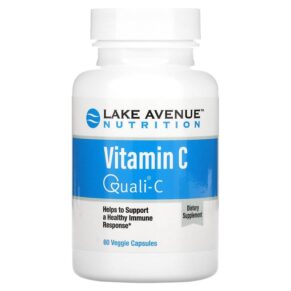 Thực phẩm chức năng Lake Avenue Nutrition Vitamin C Quali-C 1.000 mg 60 Veggie Capsules 898220014095