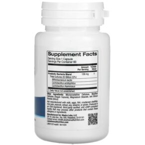 Thực phẩm bổ sung Lake Avenue Nutrition Women's Probiotics 20 Billion 60 Veggie Capsules 898220014248