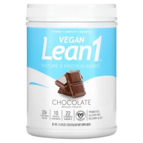 Thực phẩm chức năng Lean1 Nature's Protein Shake Chocolate 1.5 lb (672 g) 810033014123
