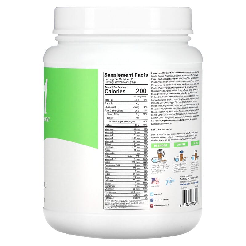 Lean1 Original Fat Burning Meal Replacement Protein Shake Cafe Latte 1.75 lbs (795 g) 2 Thực phẩm bổ sung Lean1 Original Fat Burning Meal Replacement Protein Shake Cafe Latte 1.75 lbs (795 g) 810033013423