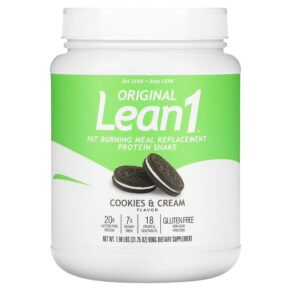 Thực phẩm chức năng Lean1 Original Fat Burning Meal Replacement Protein Shake Cookies & Cream 1.98 lb (900 g) 810033010552