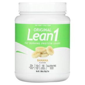 Thực phẩm chức năng Lean1 Original Fat Burning Protein Shake Banana 1.68 lbs (765 g) 810033010507