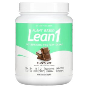 Thực phẩm chức năng Lean1 Plant Based Fat Burning Protein Shake Chocolate 2 lb (900 g) 810033013027