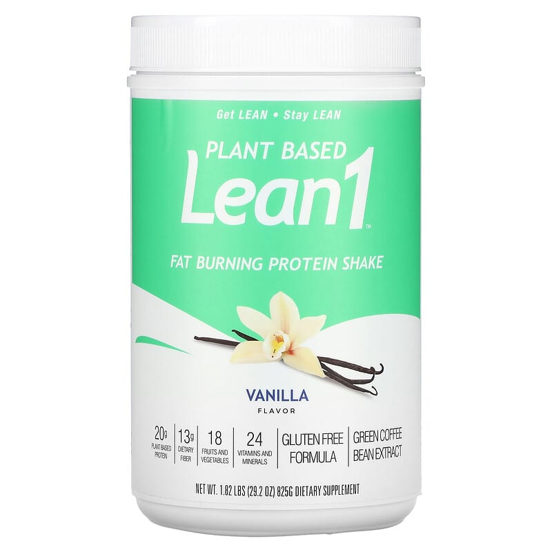 Lean1 Plant Based Fat Burning Protein Shake Vanilla 1.82 lbs (825 g) 8 Thực phẩm chức năng Lean1 Plant Based Fat Burning Protein Shake Vanilla 1.82 lbs (825 g) 810033013034
