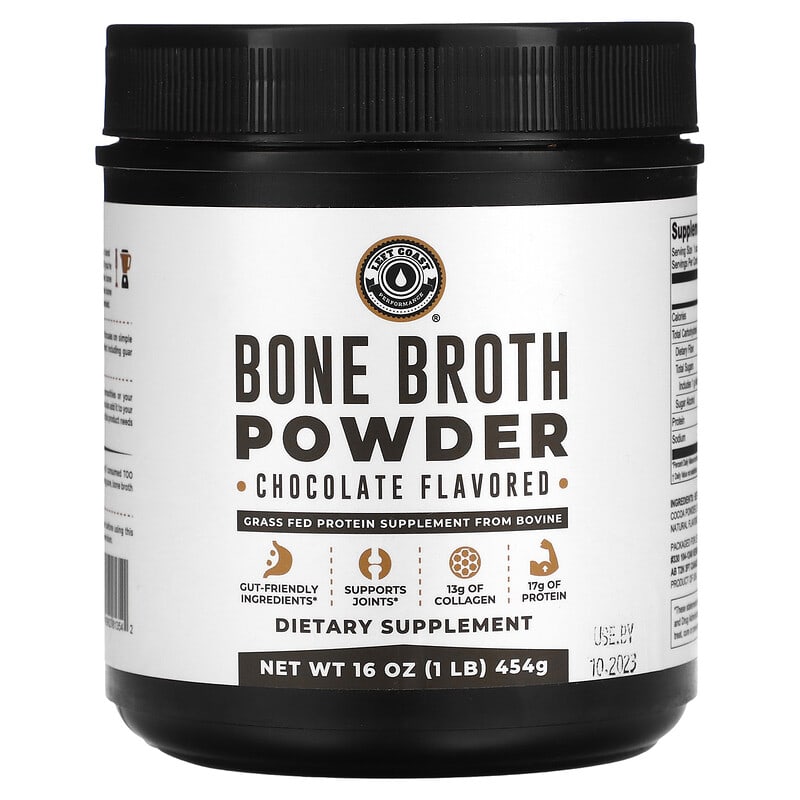 Left Coast Performance Bone Broth Powder Chocolate 1 lb (454 g) 8 Thực phẩm chức năng Left Coast Performance Bone Broth Powder Chocolate 1 lb (454 g) 019962813542