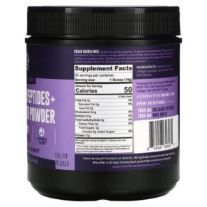 Thực phẩm bổ sung Left Coast Performance Collagen Peptides + Bone Broth Powder 16 oz (454 g) 850028626085