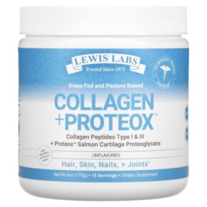 Thực phẩm chức năng Lewis Labs Collagen + Proteox Unflavored 6 oz (170 g) 042515000038
