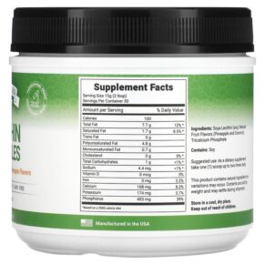 Thực phẩm bổ sung Lewis Labs Lecithin Granules Natural Coconut and Pineapple 16 oz (454 g) 042515435144