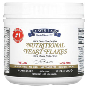 Thực phẩm chức năng Lewis Labs Nutritional Yeast Flakes 16 oz (454 g) 042515020180