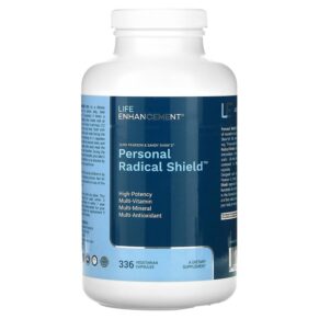 Thực phẩm chức năng Life Enhancement Durk Pearson & Sandy Shaw's Personal Radical Shield 336 Vegetarian Capsules 603902012807