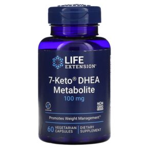 Thực phẩm chức năng Life Extension 7-Keto DHEA Metabolite 100 mg 60 Vegetarian Capsules 737870247968