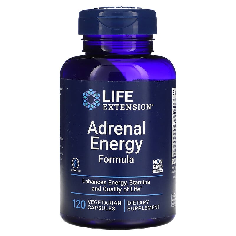 Life Extension Adrenal Energy Formula 120 Vegetarian Capsules 8 Thực phẩm chức năng Life Extension Adrenal Energy Formula 120 Vegetarian Capsules 737870163008