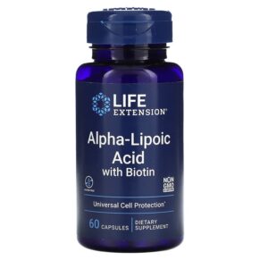Thực phẩm chức năng Life Extension Alpha-Lipoic Acid with Biotin 60 Capsules 737870457060