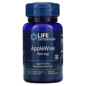 Thực phẩm chức năng Life Extension AppleWise 600 mg 30 Vegetarian Capsules 737870162506
