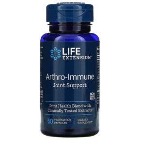 Thực phẩm chức năng Life Extension Arthro-Immune Joint Support 60 Vegetarian Capsules 737870240464