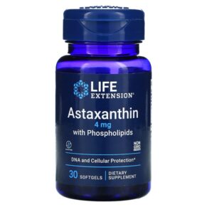 Thực phẩm chức năng Life Extension Astaxanthin with Phospholipids 4 mg 30 Softgels 737870192336