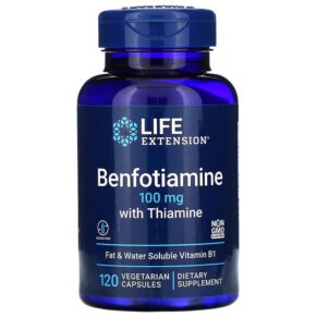 Thực phẩm chức năng Life Extension Benfotiamine with Thiamine 100 mg 120 Vegetarian Capsules 737870920120