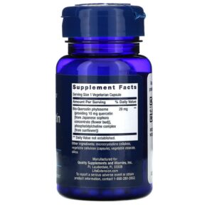Thực phẩm bổ sung Life Extension Bio-Quercetin 30 Vegetarian Capsules 737870230236