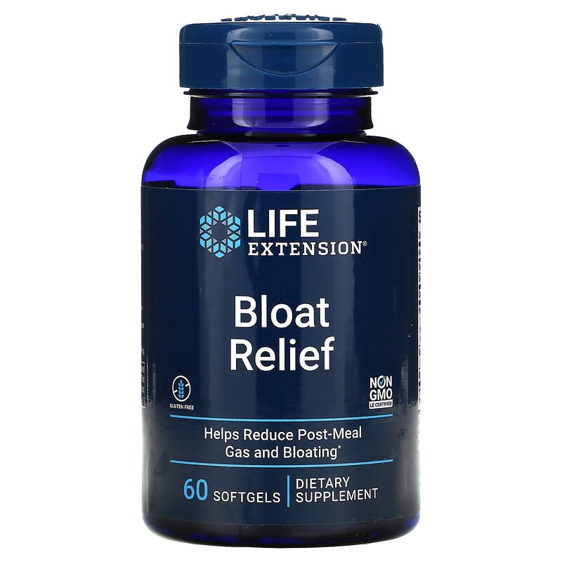 Life Extension Bloat Relief 60 Softgels 8 Thực phẩm chức năng Life Extension Bloat Relief 60 Softgels 737870241263