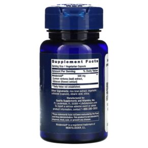 Thực phẩm bổ sung Life Extension Body Trim and Appetite Control 30 Vegetarian Capsules 737870250432
