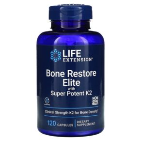 Thực phẩm chức năng Life Extension Bone Restore Elite With Super Potent K2 120 Capsules 737870241614