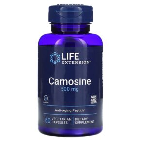 Thực phẩm chức năng Life Extension Carnosine 500 mg 60 Vegetarian Capsules 737870182962