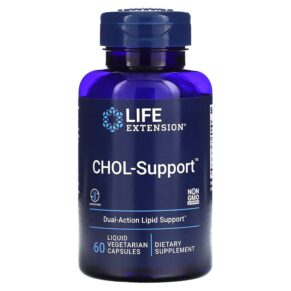 Thực phẩm chức năng Life Extension CHOL-Support 60 Liquid Vegetarian Capsules 737870191063