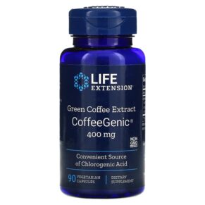 Thực phẩm chức năng Life Extension CoffeeGenic Green Coffee Extract 400 mg 90 Vegetarian Capsules 737870162094