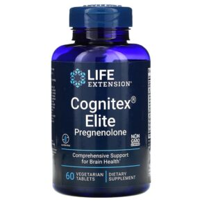 Thực phẩm chức năng Life Extension Cognitex Elite Pregnenolone 60 Vegetarian Tablets 737870239765