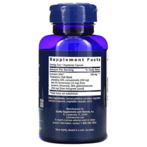 Thực phẩm bổ sung Life Extension Curcumin Elite Turmeric Extract 60 Vegetarian Capsules 737870240761
