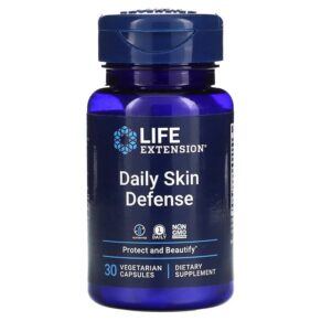 Thực phẩm chức năng Life Extension Daily Skin Defense 30 Vegetarian Capsules 737870242338