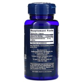 Life Extension DHEA 25 mg 100 Capsules 3 Thực phẩm bổ sung Life Extension DHEA 25 mg 100 Capsules 737870335108