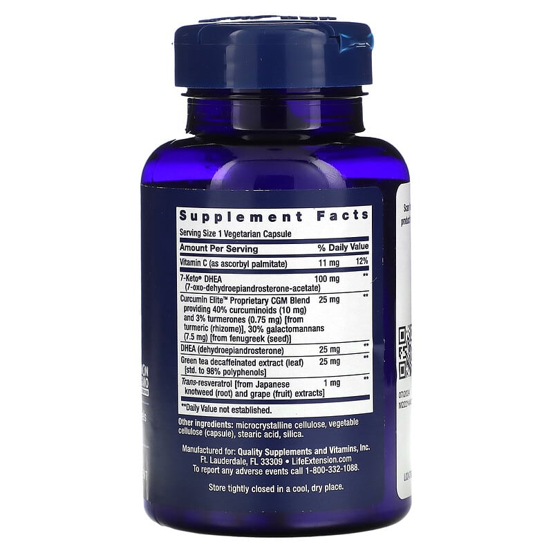 Life Extension DHEA Complete 60 Vegetarian Capsules 2 Thực phẩm bổ sung Life Extension DHEA Complete 60 Vegetarian Capsules 737870247869