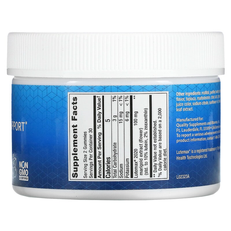 Life Extension Digital Eye Support Filters Blue Light Berry 60 Gummies 2 Thực phẩm bổ sung Life Extension Digital Eye Support Filters Blue Light Berry 60 Gummies 737870232360