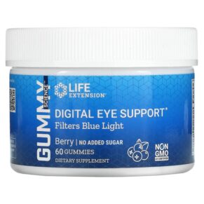 Thực phẩm chức năng Life Extension Digital Eye Support Filters Blue Light Berry 60 Gummies 737870232360